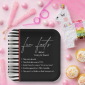 のピアノ結婚キーボードおもしろいの事実 ペーパープレート (パーティー)