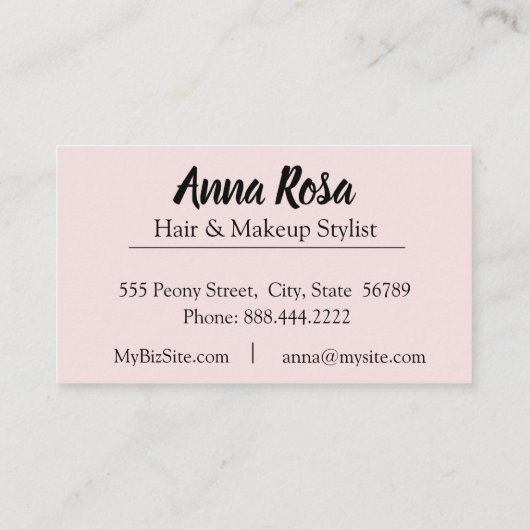 *~*のピンクのラベンダーのきらきら光るなダイヤモンドの抽象芸術 名刺 (裏面)