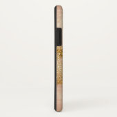 *~*のピンクの織り目加工の金ゴールドのグリッターの動揺してな金 Case-Mate iPhoneケース (裏面/右)