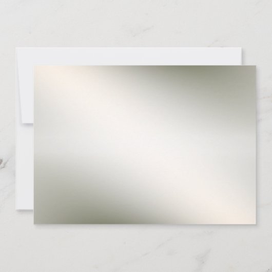 のピンク結婚のフローラフレーム水色光沢のあるブロンズ セーブザデート (裏面)