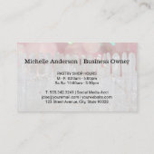 のピン転がマフィンのロゴ 名刺 (裏面)