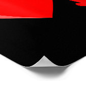 のピース恋しく思ハートパズルValetines Day Shirt Gif ポスター (角)