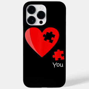 のピース恋しく思ハートパズルValetines Day Shirt Gif Case-Mate iPhone 14 Pro Maxケース