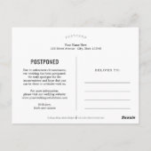 のファンキー編書集可能な色日付の変更 ポストカード (裏面)