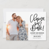 のファンキー編書集可能な色日付カードを変更する サンキューカード (正面)