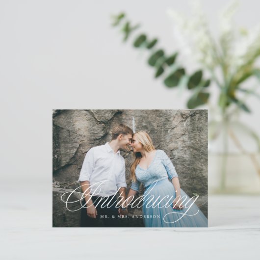 のファンシー駆け落ち結婚について ポストカード (スタンド正面)