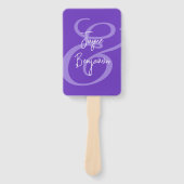 のファ結婚ン持ち持ち持ちことわざ紫 ハンドファン (正面)