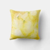 *~*のフェイクな水晶の淡黄色の黄色いニューエイジ クッション (裏面)