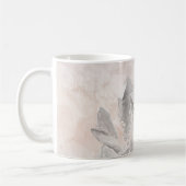 *~*のフェイクな紫色のクリスタル療法エネルギーチャクラ コーヒーマグカップ (左)