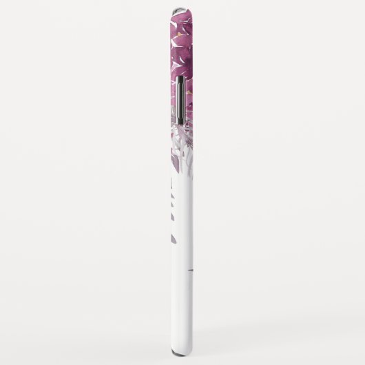 *~*のフェミニンな花のマゼンタのアジサイの水彩画 Case-Mate iPhoneケース (裏面/右)