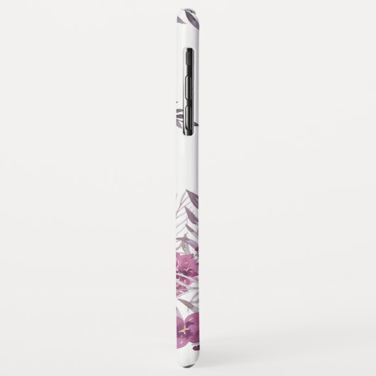 *~*のフェミニンな花のマゼンタのアジサイの水彩画 Case-Mate iPhoneケース (裏面/左)