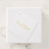 のフォイル結婚追加フォトメッセージカード フェイバータグ (箱)