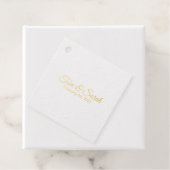 のフォイル結婚追加フォトメッセージカード フェイバータグ (箱)