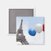 のフラグの色フランスののバルーン マグネット (正面/裏面)