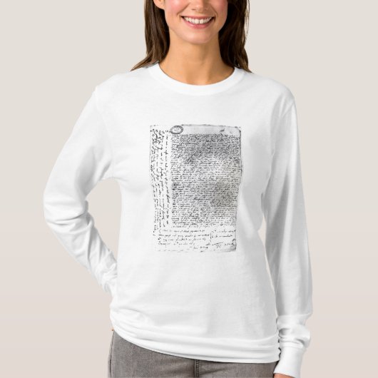 のフランシス・ドレーク書かれた発送 Tシャツ (正面)