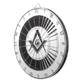 のフリーメーソン会員、石大工フリーメーソン ダーツボード (正面右)