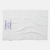 のフローラ結婚ピンクレースのホワイトダマスク キッチンタオル (横)