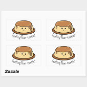 のフ感じラン味のフードプン 長方形シール (シート)