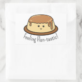 のフ感じラン味のフードプン 長方形シール (バッグ)