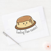 のフ感じラン味のフードプン 長方形シール (封筒)