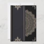 のフ結婚ラット招待状カード、サイズ： 5" x 7" 招待状 (裏面)