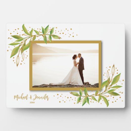 のフ結婚ラムレス写真卓上イーゼルバック フォトプラーク (正面)