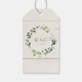 のブライダルシャワー結婚はユーカリ植樹に賛成 ギフトタグ (裏面)