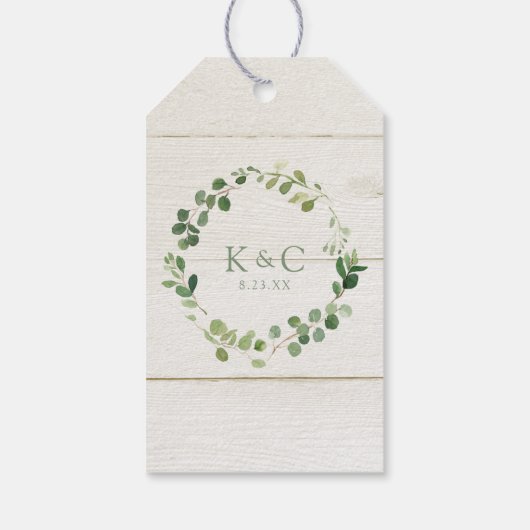 のブライダルシャワー結婚はユーカリ植樹に賛成 ギフトタグ (裏面)