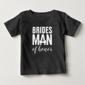 のブライダルパーティ結婚Tシャツの名誉の贈与者 ベビーTシャツ (正面)