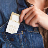 のブライダル結婚ホワイトドレスビジネスカード 名刺