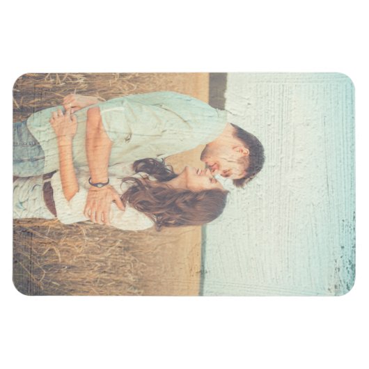 のブラシ絵画ストローク色彩の鮮やかをオーバーレイ マグネット (横)