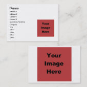 ♥のブランク-あなた自身のギフトを作成して下さい 名刺 (正面/裏面)