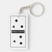 のブリンガー前向きやる気を起こさせる キーホルダー (裏面)