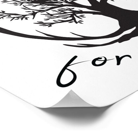 のプリントを謝生き延びらない ポスター (角)