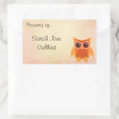 のプロパティ – 学校ラベル 長方形シール (バッグ)