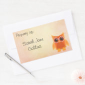 のプロパティ – 学校ラベル 長方形シール (封筒)