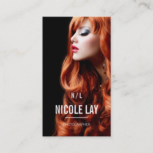 ★のプロフィールのHeadshotのカスタムな名刺の★ 名刺 (正面)