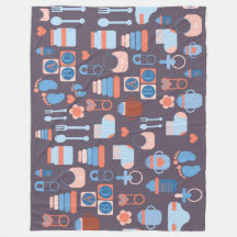 |のベビーパターンをくまなくかわいいABDL毛布|