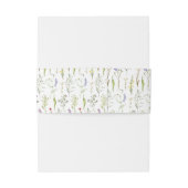 のベリーバ結婚ンドワイルドフラワーフローラデリケート 招待状ベリーバンド (裏面例)