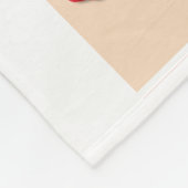 のベリ感じーの良いイチゴの果実の植物ママ フリースブランケット (角)