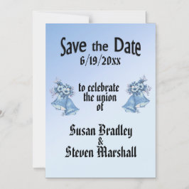 のベル結婚ズが日付を保存 マグネット招待状