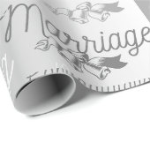 のベル結婚ラッピング紙 ラッピングペーパー (ロールコーナー)