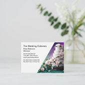 のベーカリー結婚カテラー名刺 名刺 (スタンド正面)