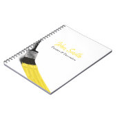 のペイ絵画ントサービス会社ブラシイエロー ノートブック (左側)