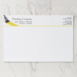 のペイ絵画ントサービス会社ブラシイエロー ペーパーパッド