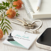 のペイ絵画ントサービス会社ブラシパステルミント キーホルダー (正面右)