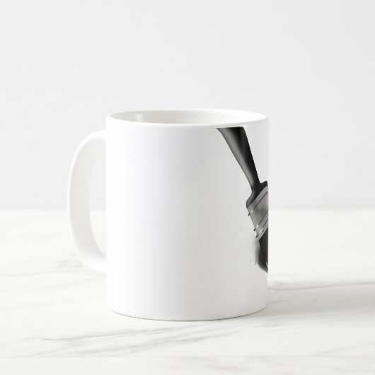 のペイ絵画ントサービス会社ブラシパステルミント コーヒーマグカップ (正面左)