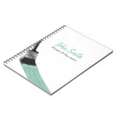 のペイ絵画ントサービス会社ブラシパステルミント ノートブック (左側)