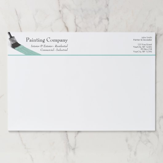 のペイ絵画ントサービス会社ブラシパステルミント ペーパーパッド (正面)