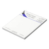 のペイ絵画ントサービス会社ブラシブルー ノートパッド (回転)